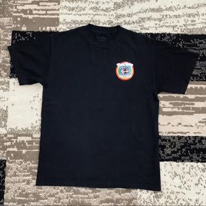 Black unisex tiny toon shirt